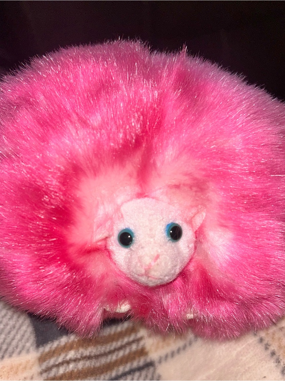 Pink Pygmy Puff Plush With Sound